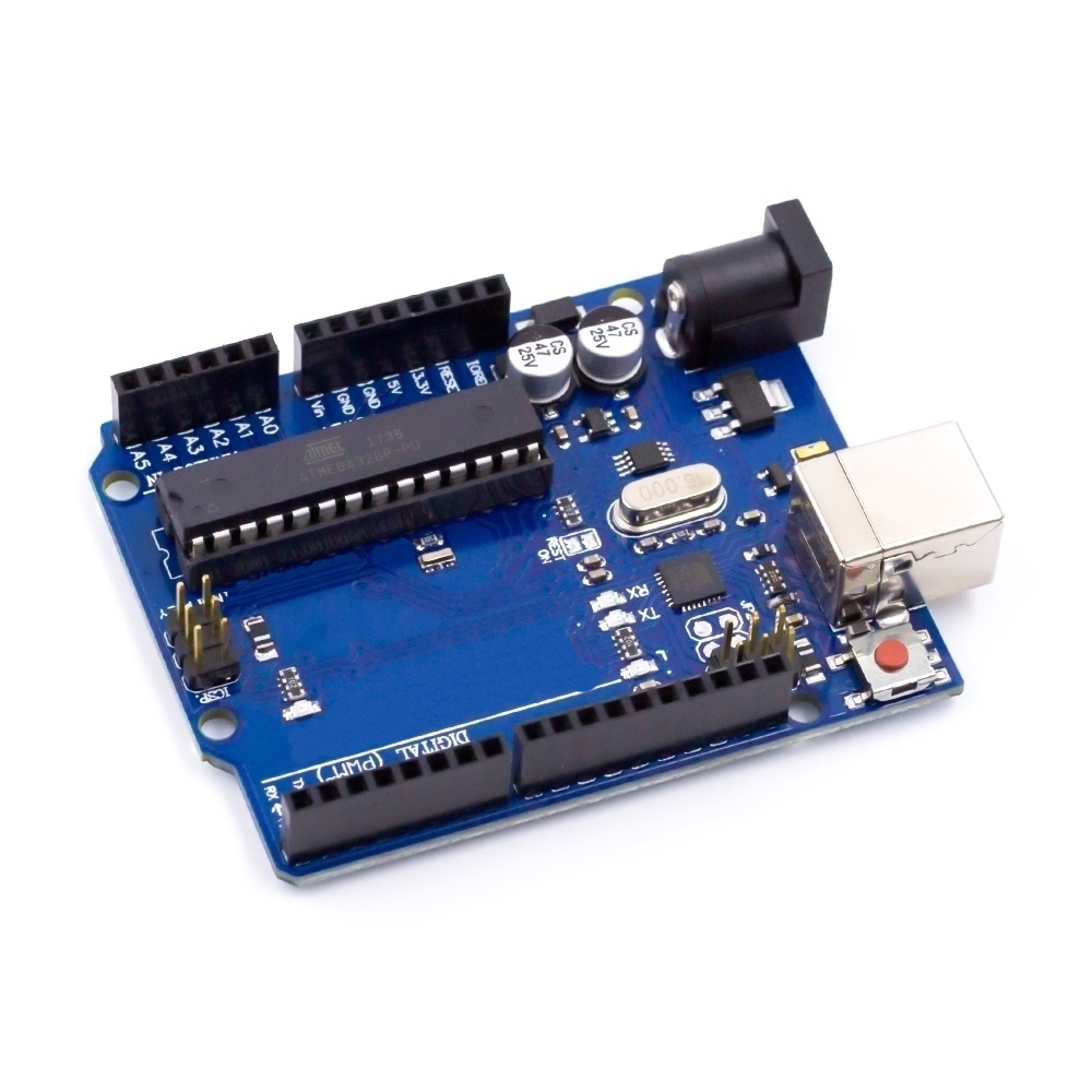 Контроллер Arduino UNO R3 DIP Atmega328P, с кабелем